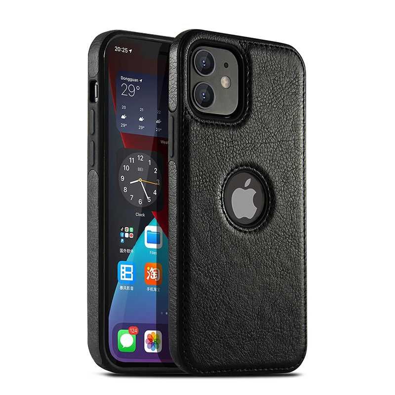 Capa iPhone de couro 16/15/14/13/12/11 - Preço já com o ENVIO INCLUÍDO