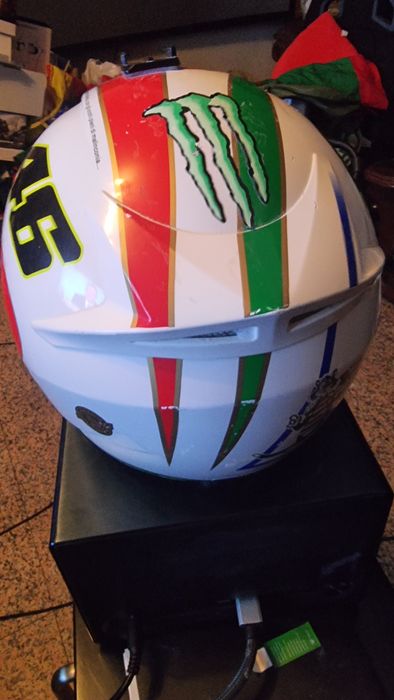 Capacete origgine valentino rossi  46.tamanho xs