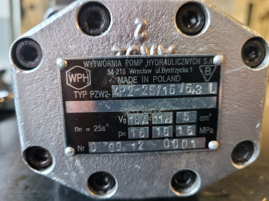 Pompa hydrauliczna olejowa BIZON Bs z110 hydrostatic  DYNAMIC