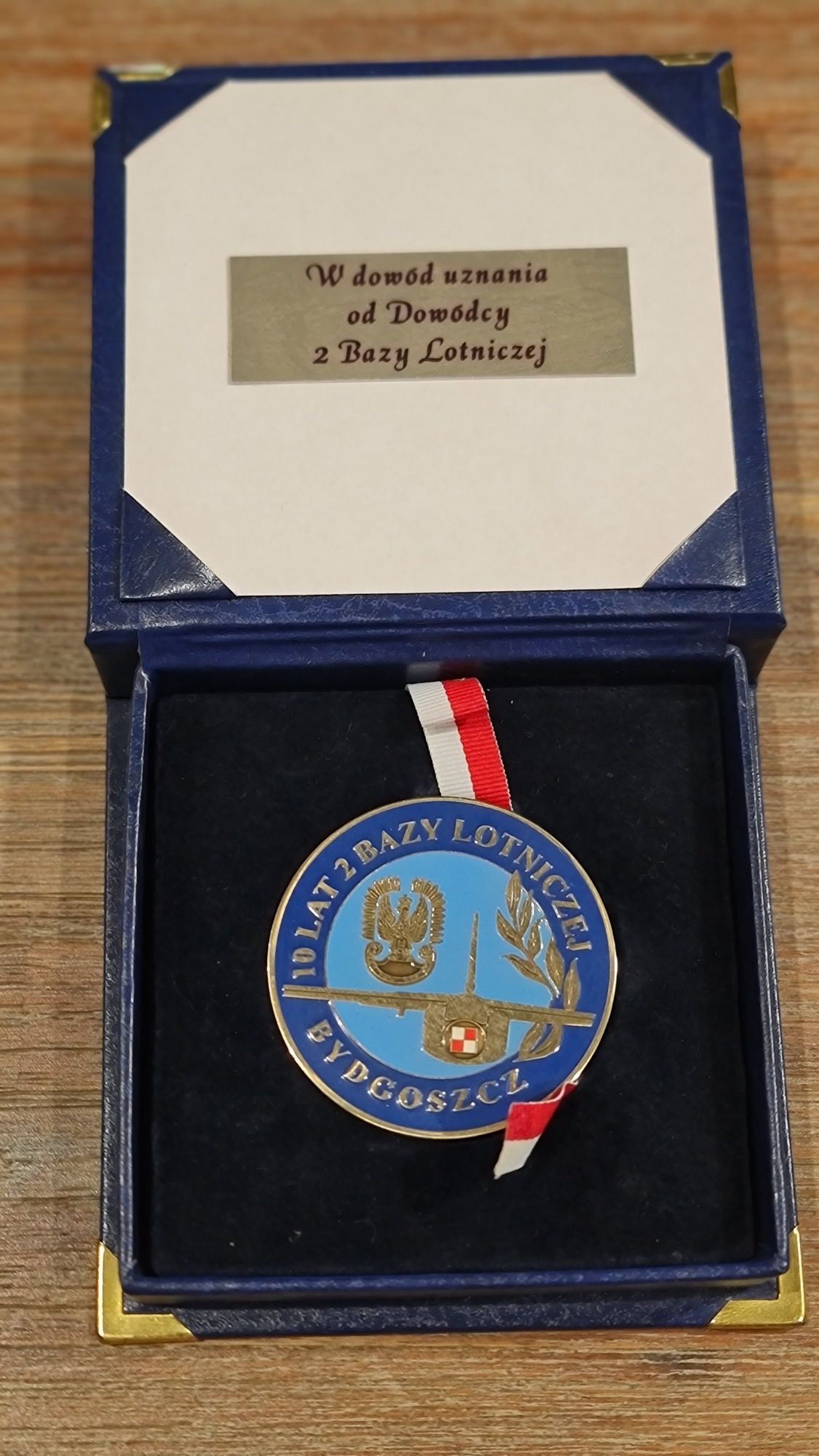Medal pamiątkowy 2 Baza Lotnicza Bydgoszcz