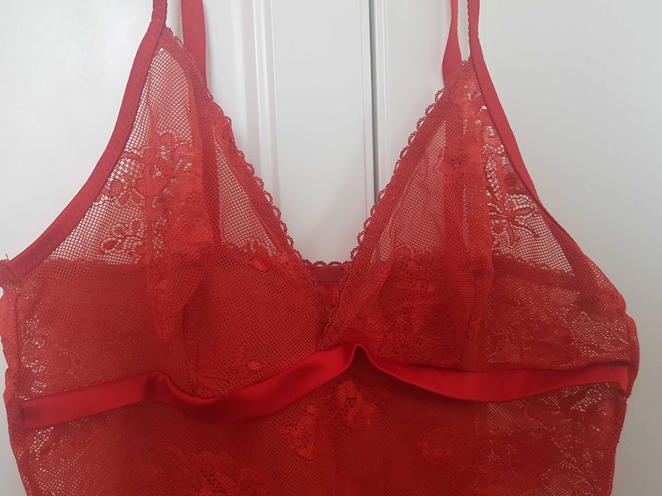 koronkowa bluzka na ramiączkach S