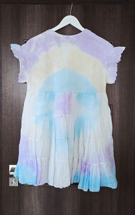 Saint Tropez piękna kolorowa sukienka bawełna L