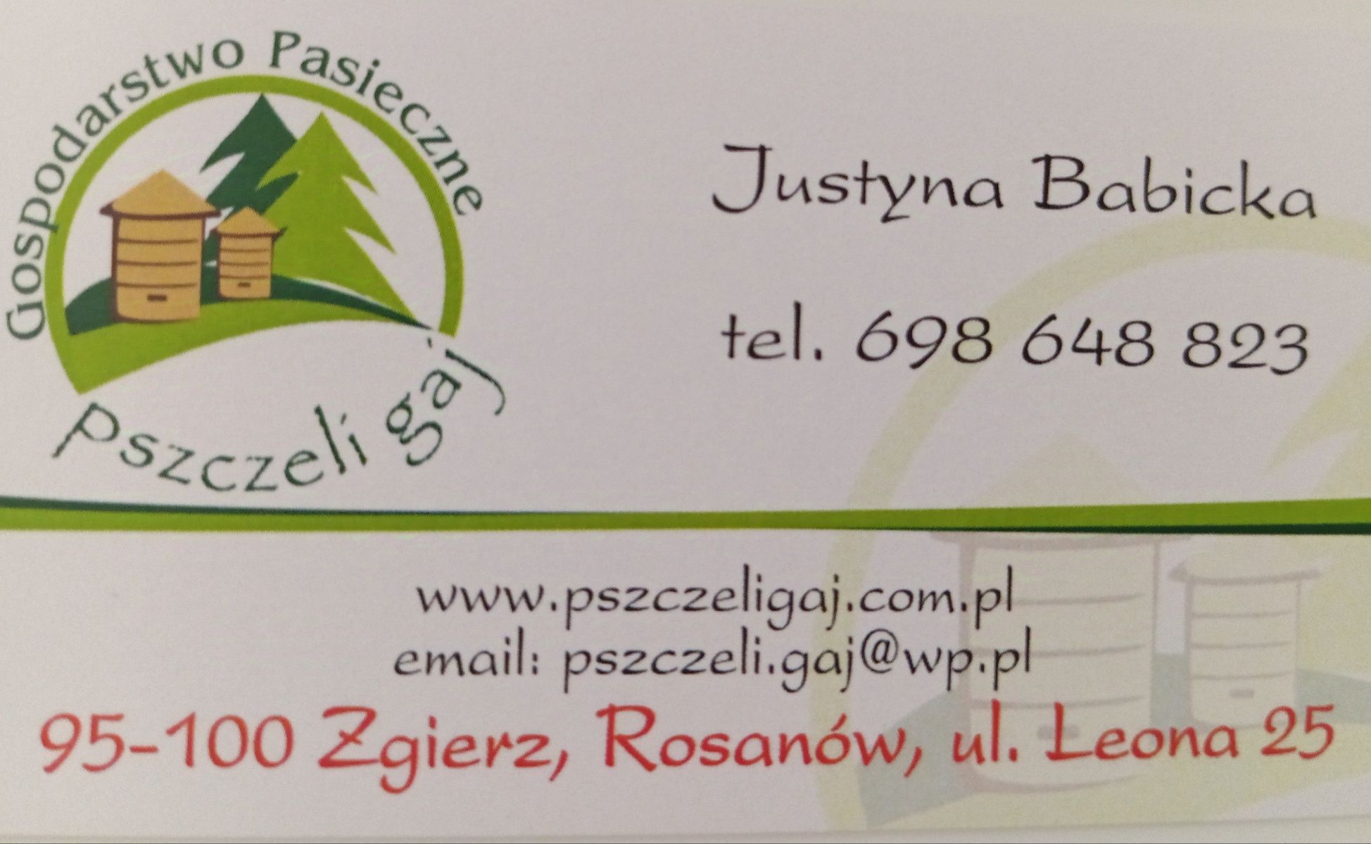 Naturalny MIÓD z pasieki