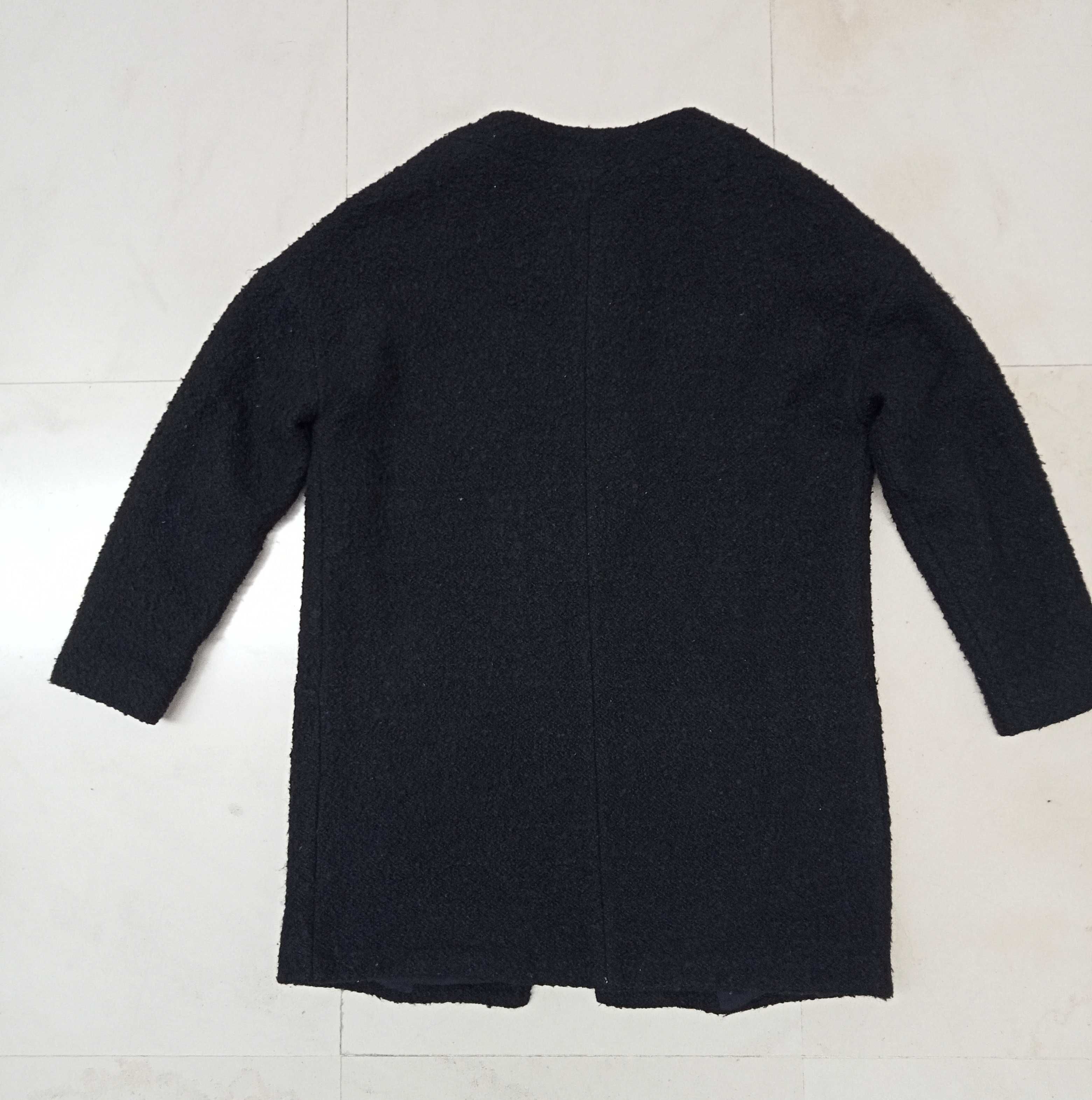 Casaco preto Mango