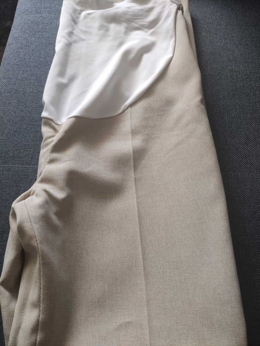 Spodnie ciążowe rozm. 36 / S beżowe