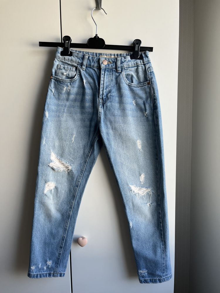 jeansy model the mom rozmiar 146/152 stan idealny