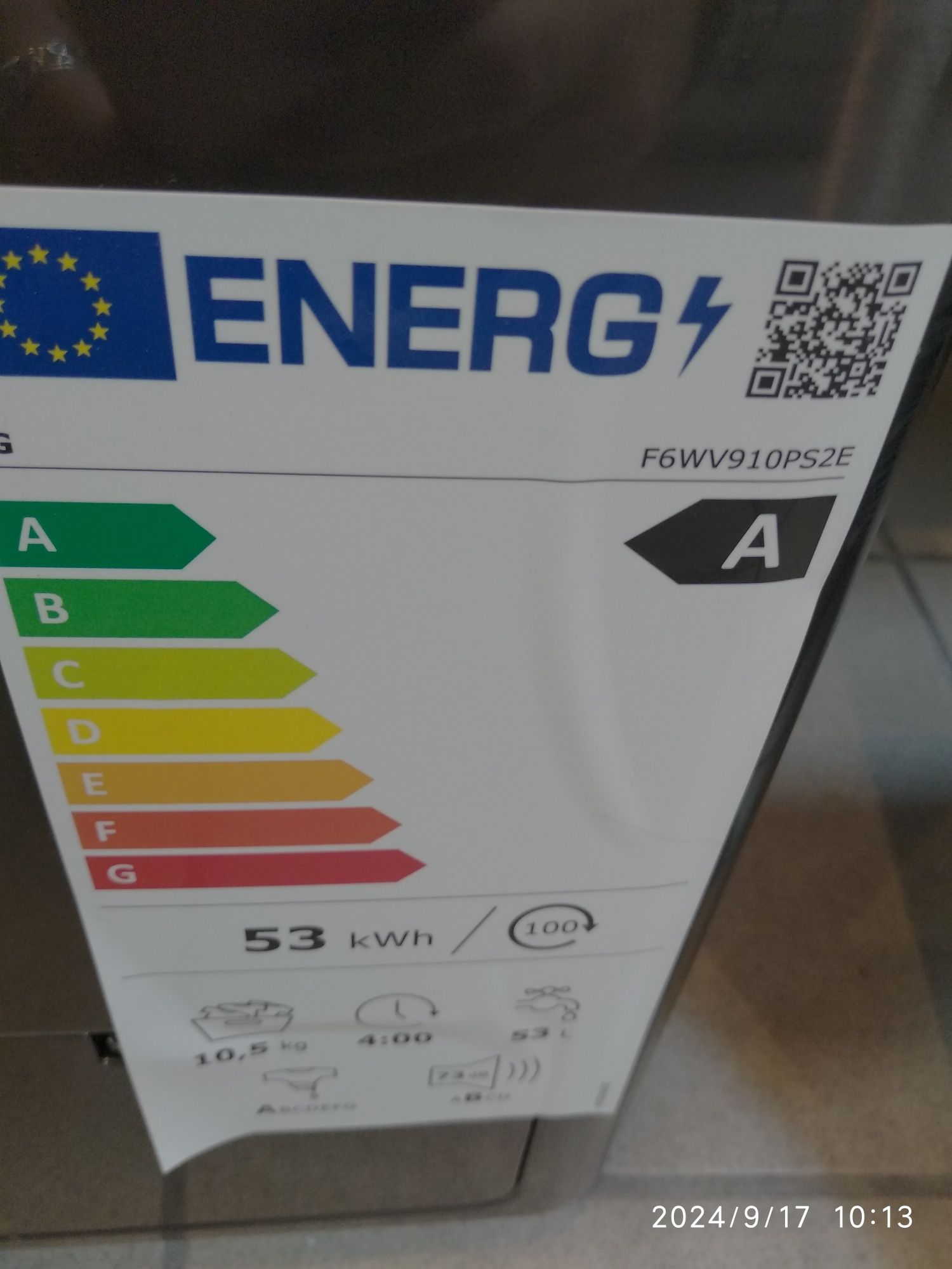 OUTLET Janki ul Wspólna 6 Pralka LG F6WV910PS2E