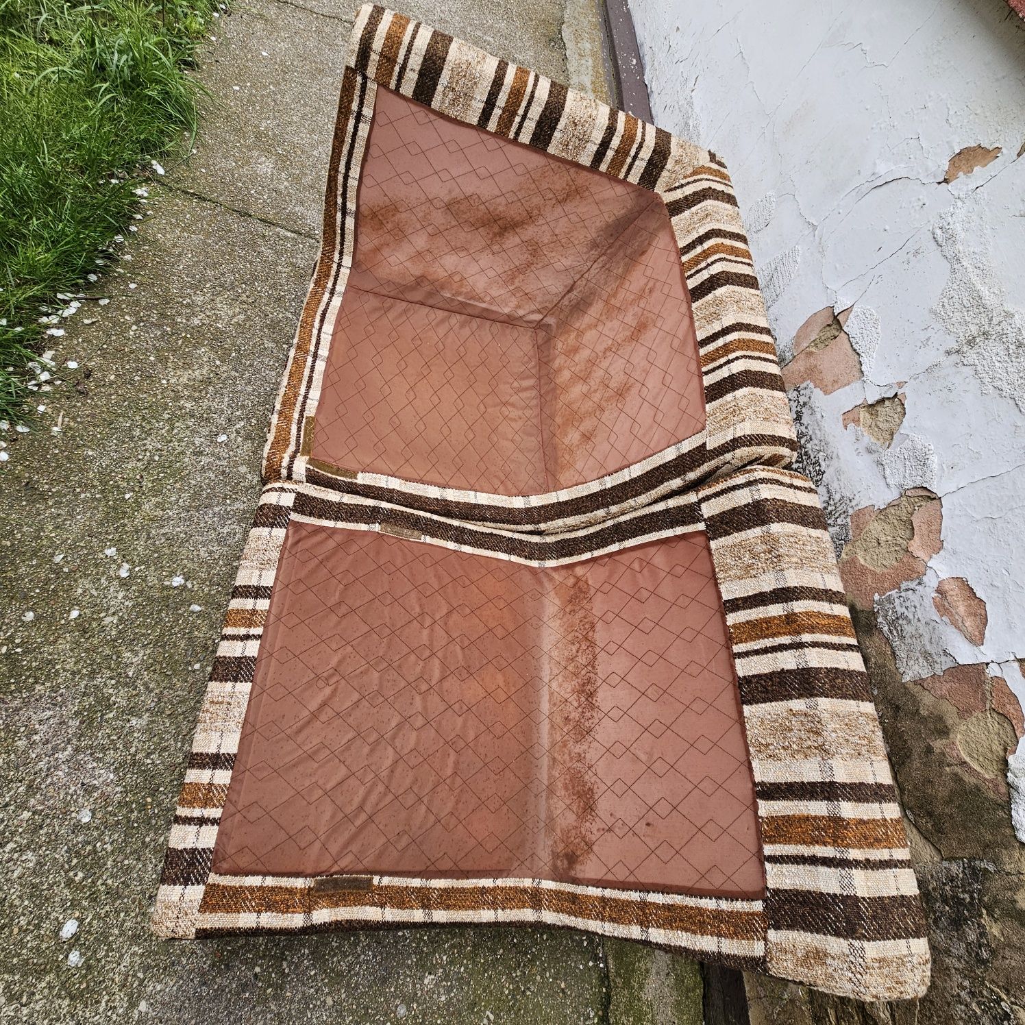 Zestaw wypoczynkowy Moduły vintage sofa lata 70.