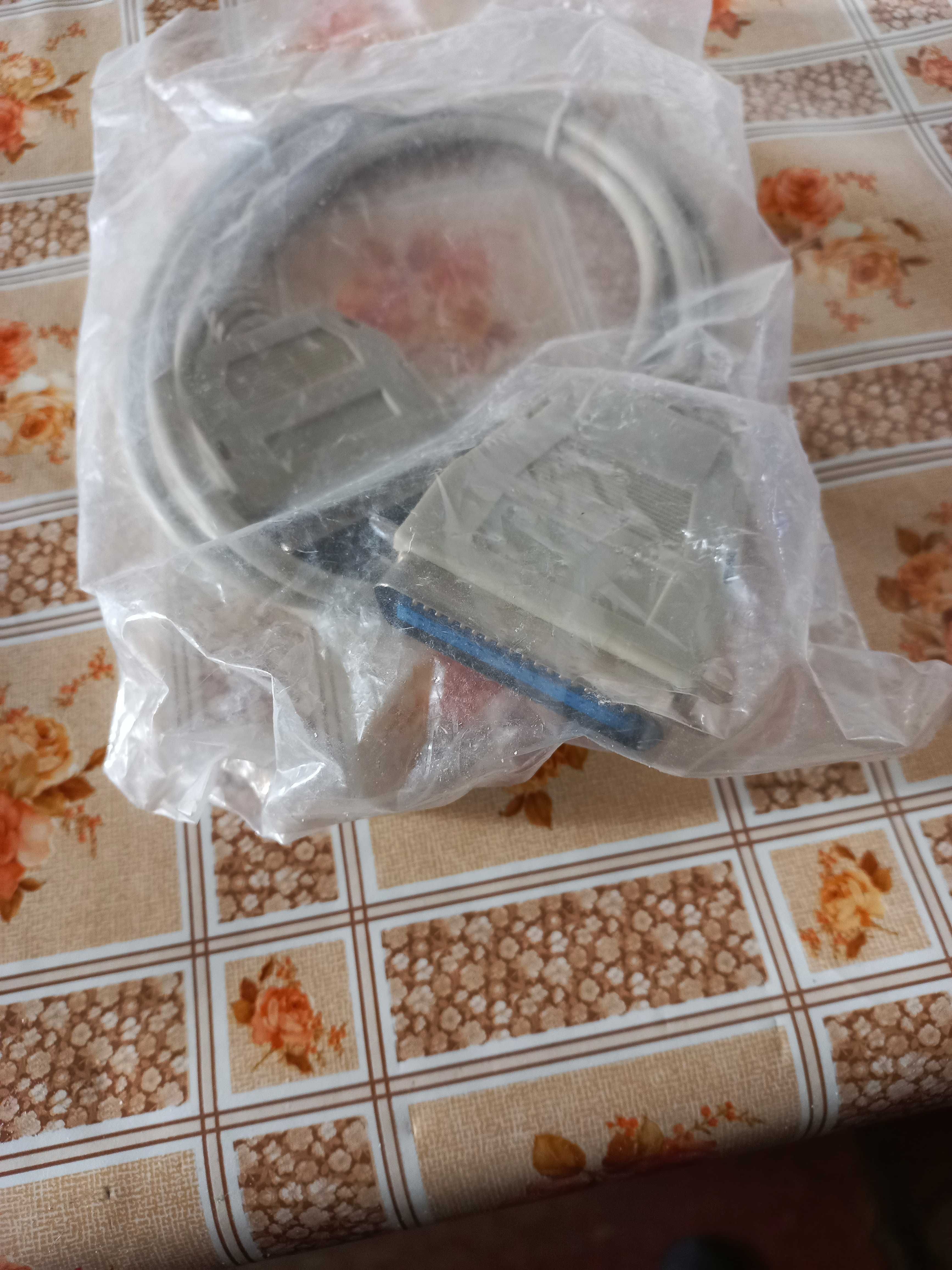 Интерфейсный кабель принтера, LPT порт. Новый.