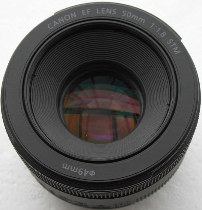Canon EF 50mm f/1.8 STM. Pudełko.
