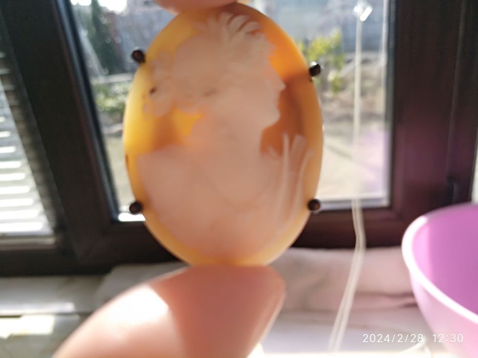 Винтажная серебряная брошь ,подвеска .