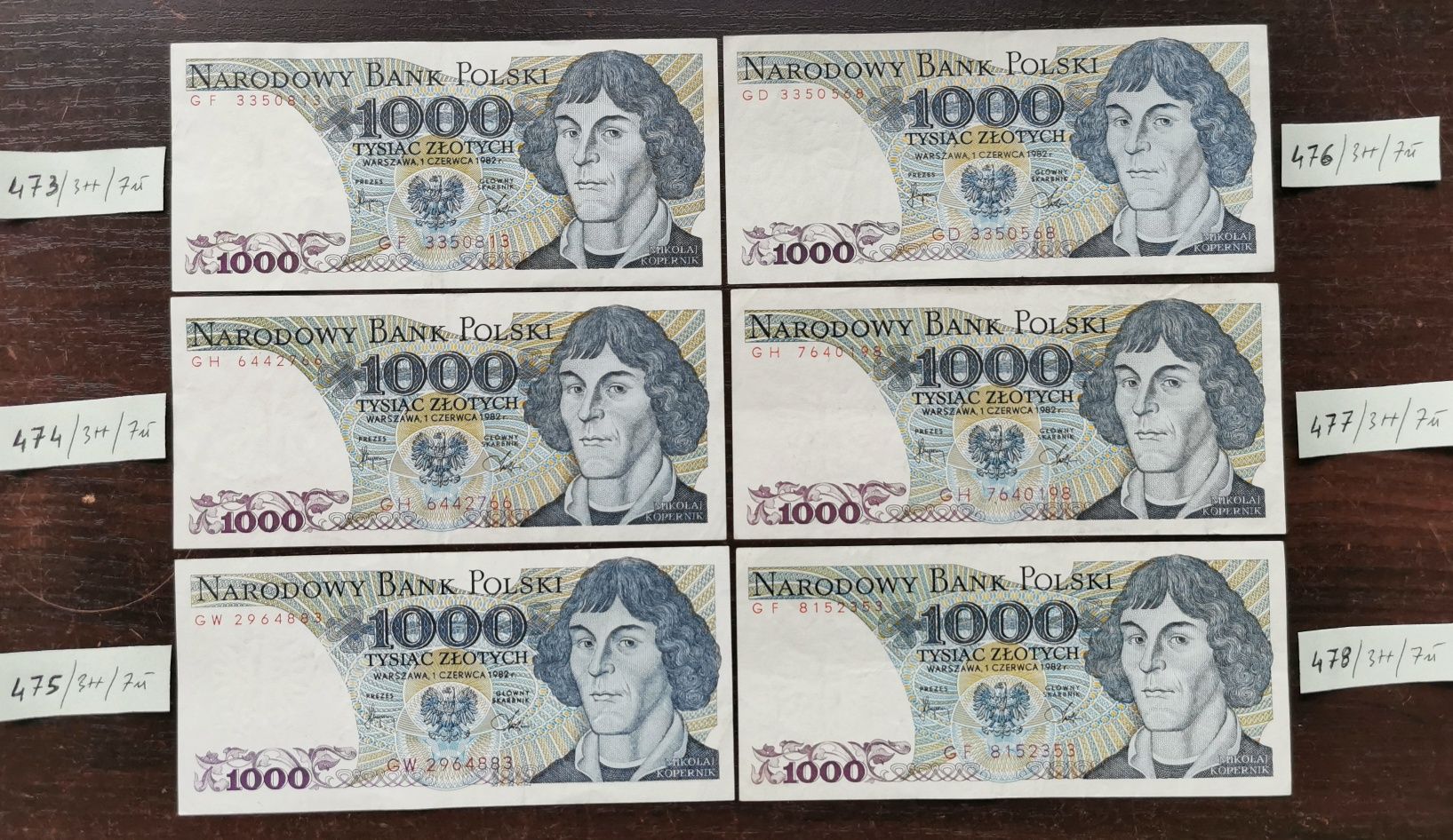 1000 zł 1982r  st. 3++ / 3+