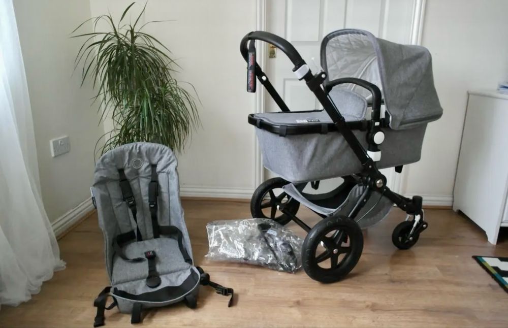 Bugaboo cameleon 3 plus szary / gray czarna rama