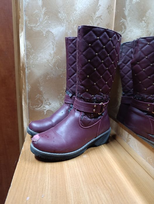 Зимові чоботи для Дівчинки.Для подвір"я.