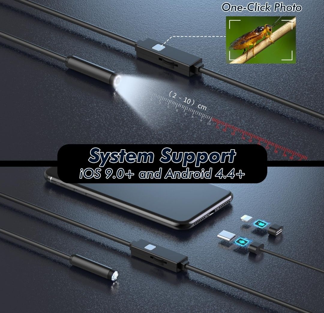 Kamera inspekcyjna endoskopowa W400-B 10m