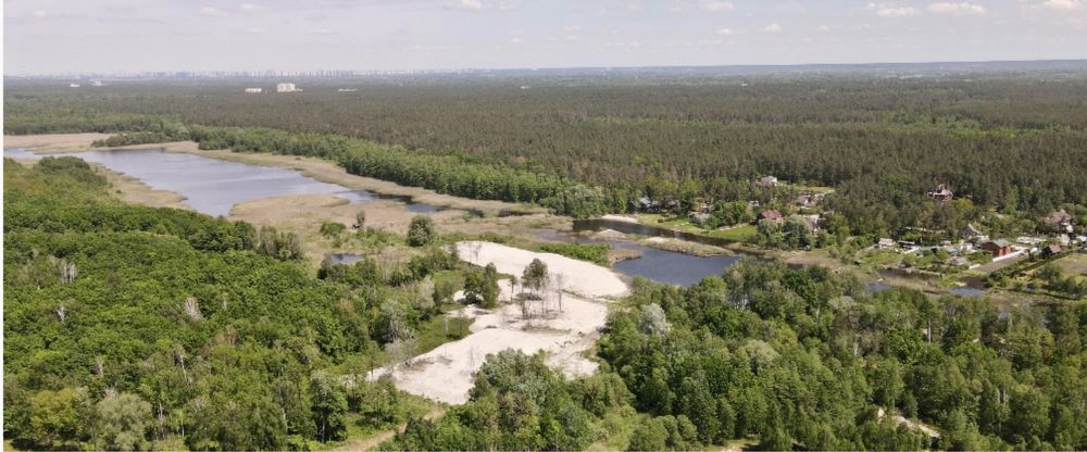 Участок с выходом на воду и лес , Ходосовка , Конча заспа