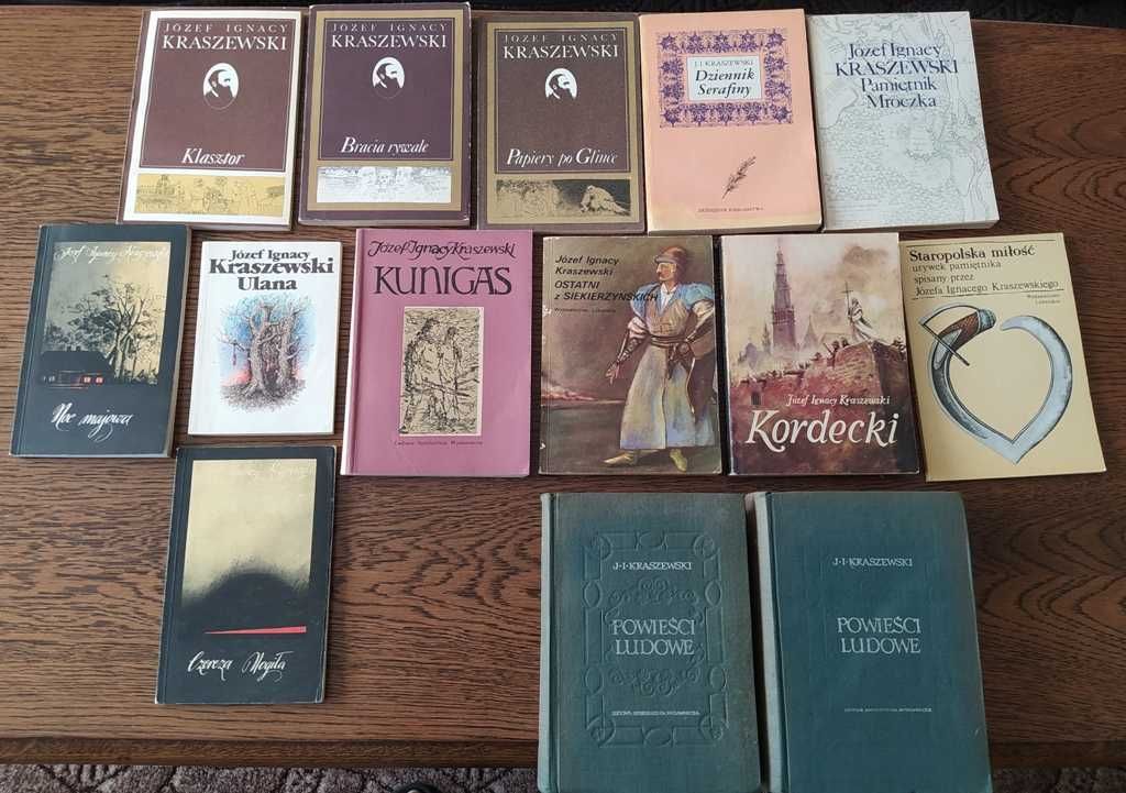 Józef Kraszewski - 26 powieści historyczno-obyczajowych (do wyboru)