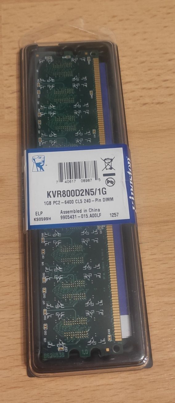 Pamięć 1GB Kingston KVR800D2N5/1G