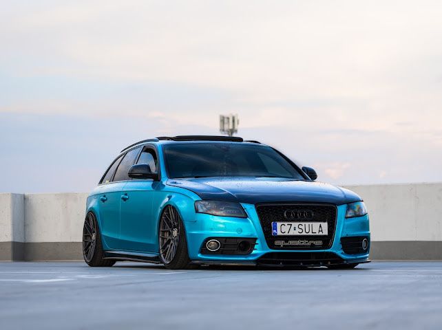 AUDI A4 B8 3,0 TDI Quattro 300+hp 3x S-line AIR RIDE  MAXTON ROTIFORM