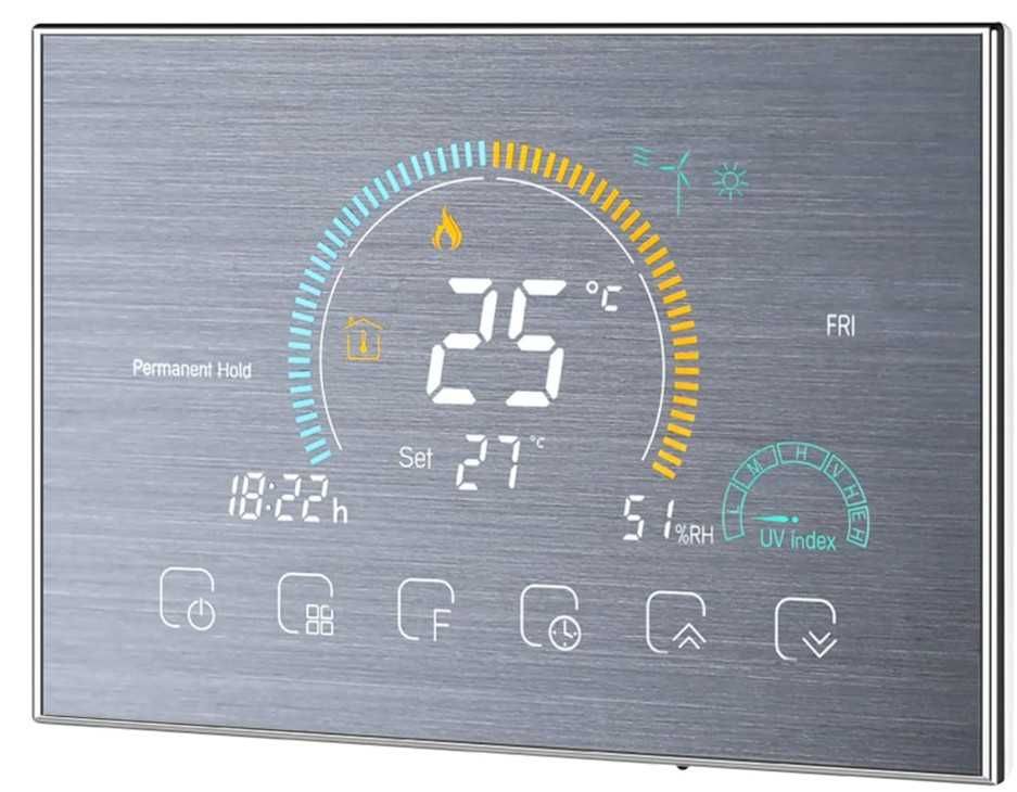 Kavolet Inteligentny termostat Wi-Fi, do kotła wodnego/gazowego