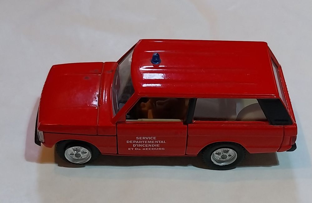 Miniatura de bombeiros da Solido Range Rover 1/43