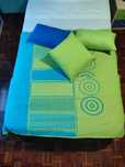 Vendo colcha cama de casal e 4 almofadas
