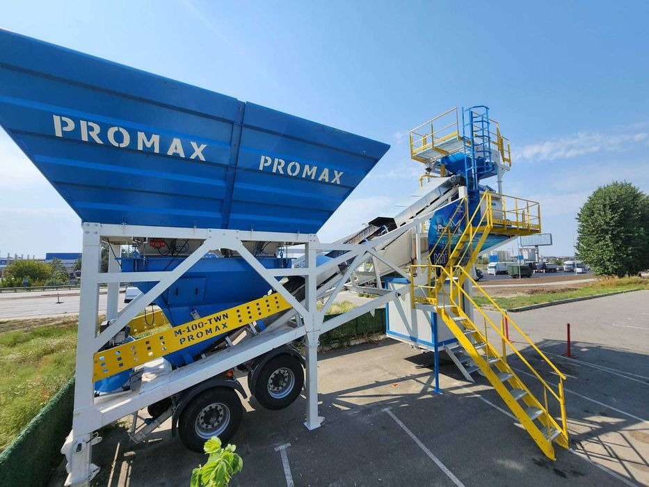 Мобільний Бетонний Завод 100 м³/год PROMAX на складі в Україні