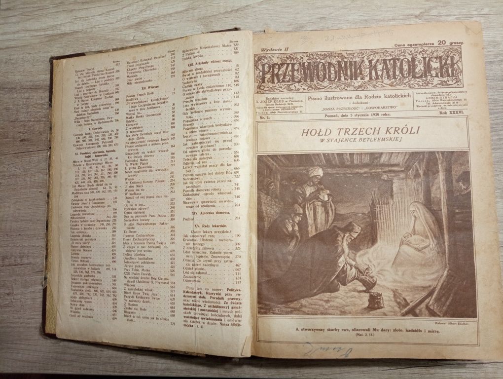 Stare gazety Tygodnik Przewodnik Katolicki z 1930