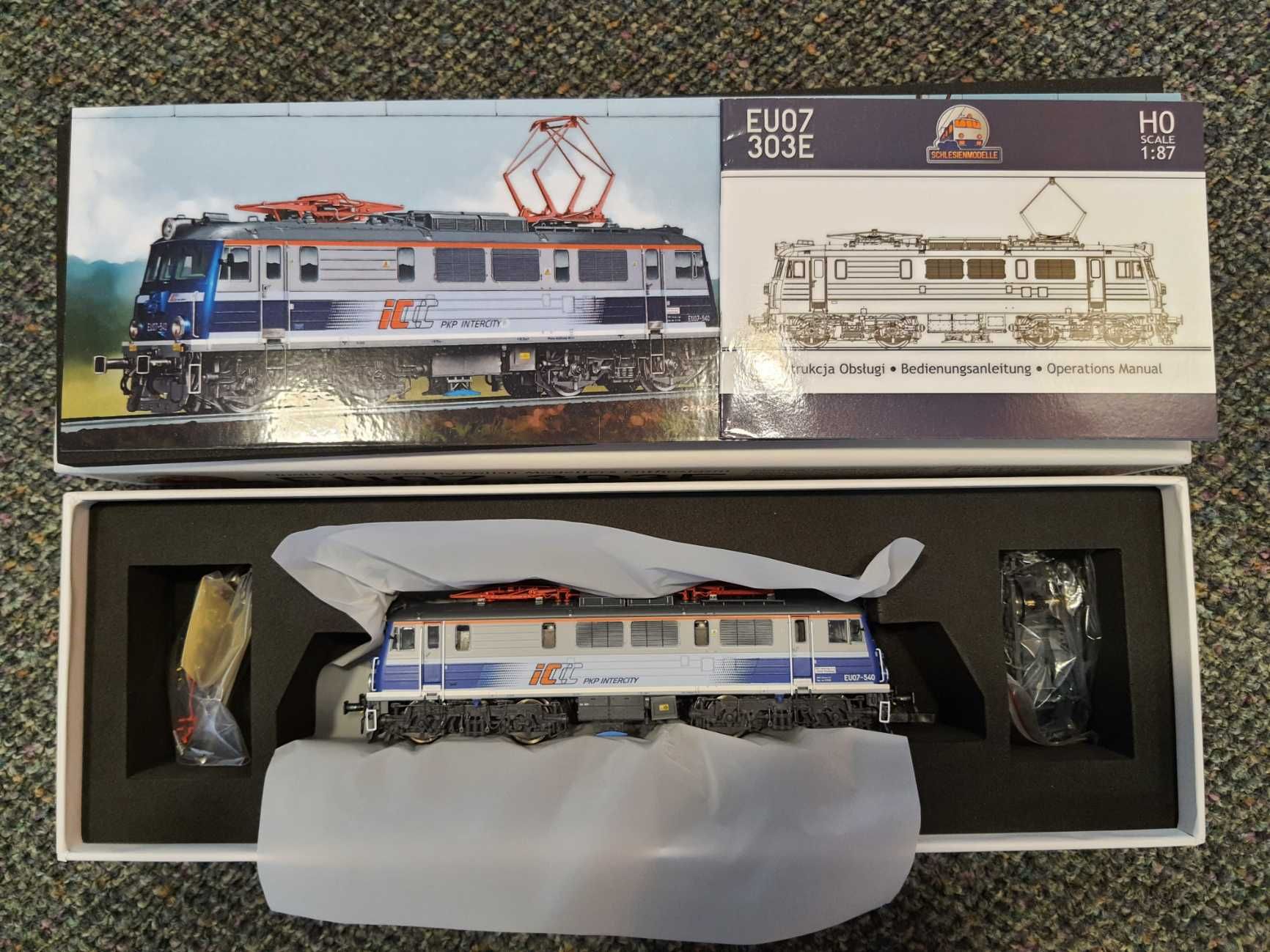 Lokomotywa EU07-540 PKP IC Schlesienmodelle