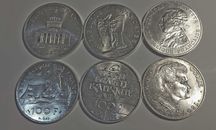 100 franków srebro 6 sztuk