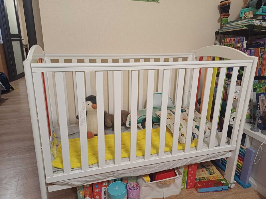 Дитяче ліжечко Верес Соня на колесах (б/у, хороший стан)