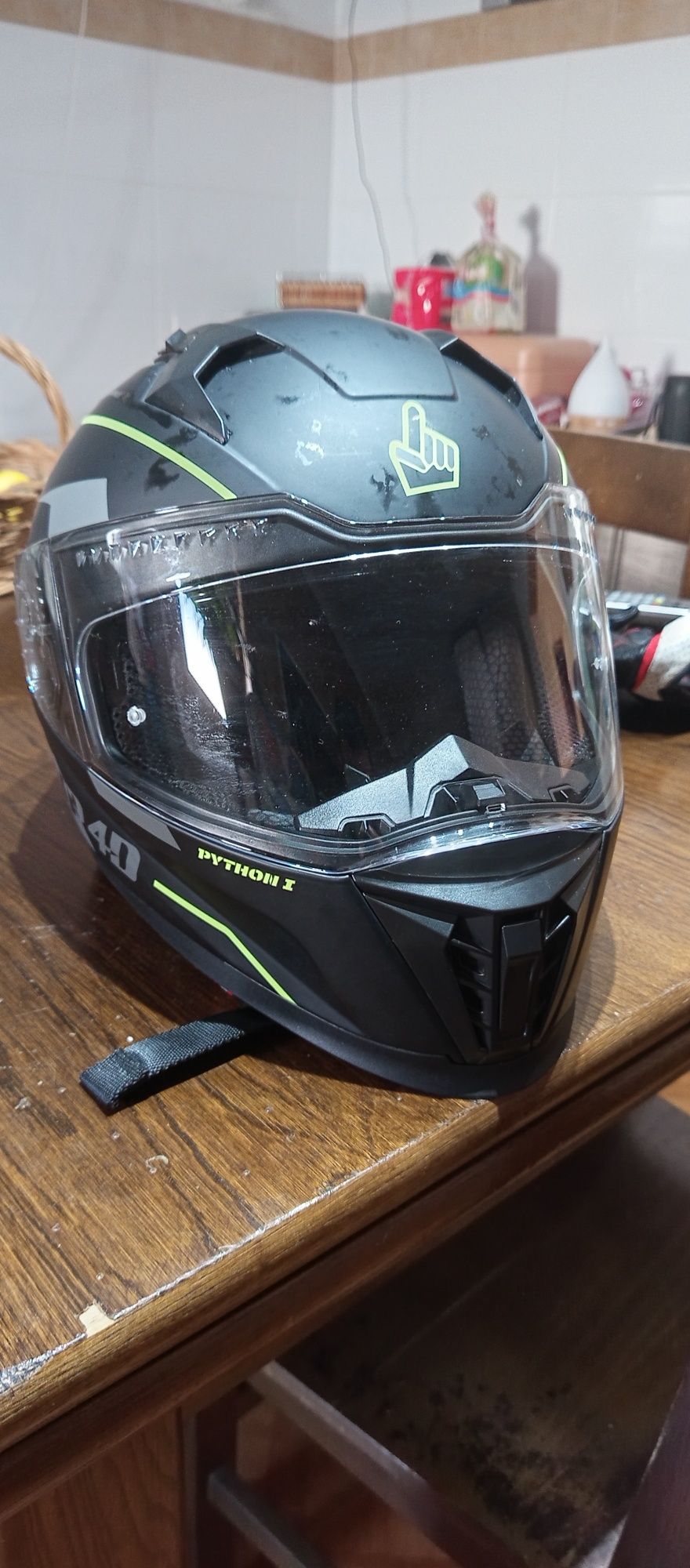 Capacete 1UP 4D Python X Tamanho M