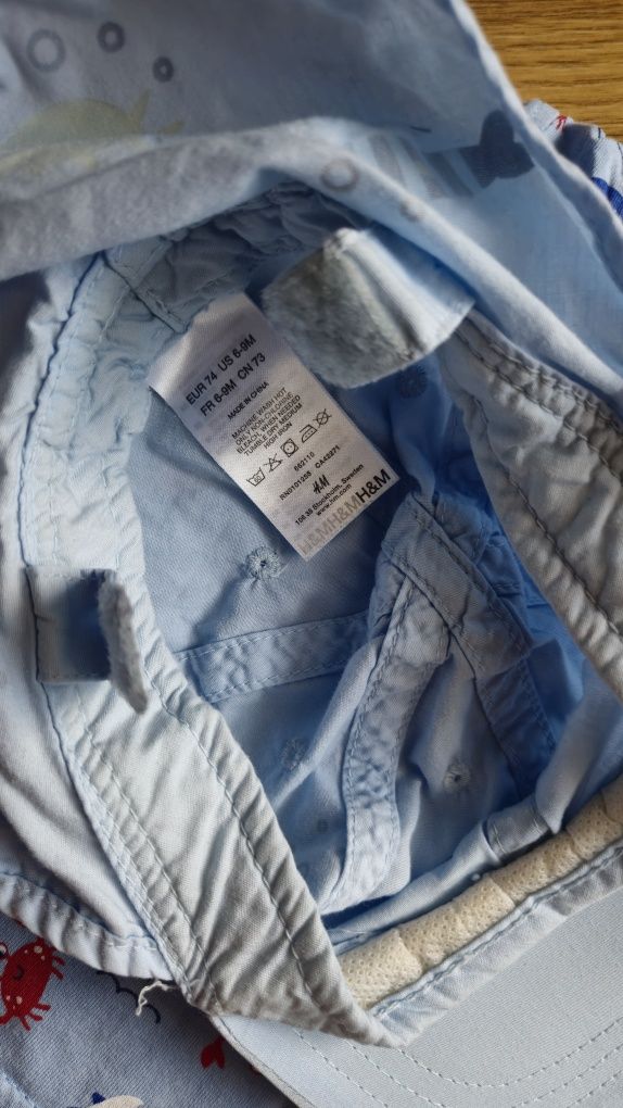 Zestaw letni czapka i tshirty letnie hm