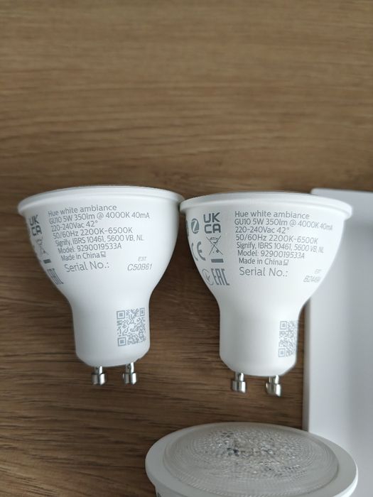 Sprzedam Nowy zestaw żarówek Hue white Ambiance GU10