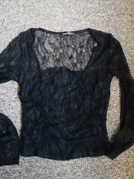 Bluzka z koronką S Tally weijl elegancka obcisła piekna