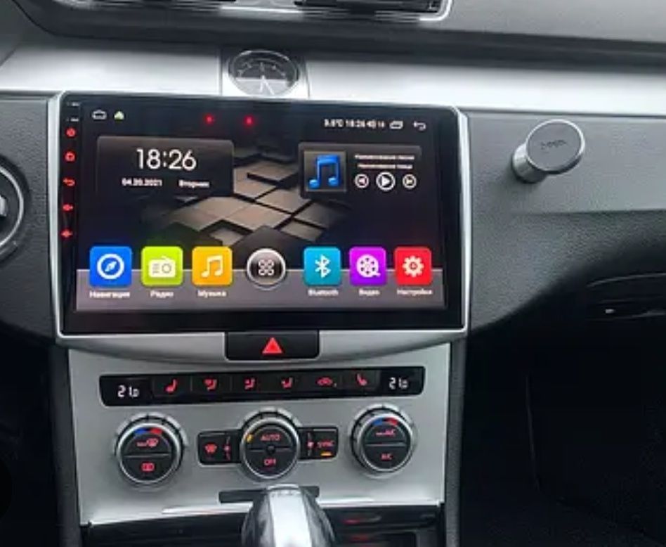 2х диновая  авто мобильная магнитола с Usb Блютуз Флешки Радиоприёмник