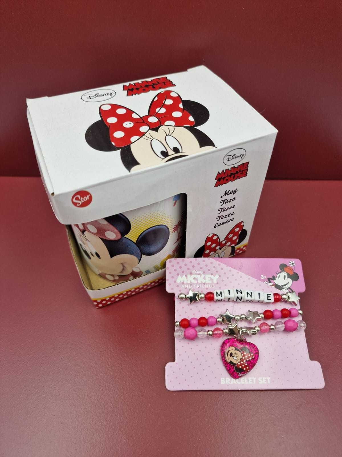 Zestaw Disney Minnie Mouse – kubek + komplet bransoletek