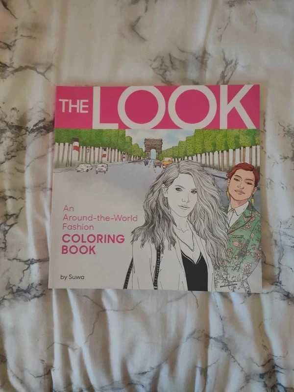 Livro de colorir - The Look, an around the world fashion coloring book