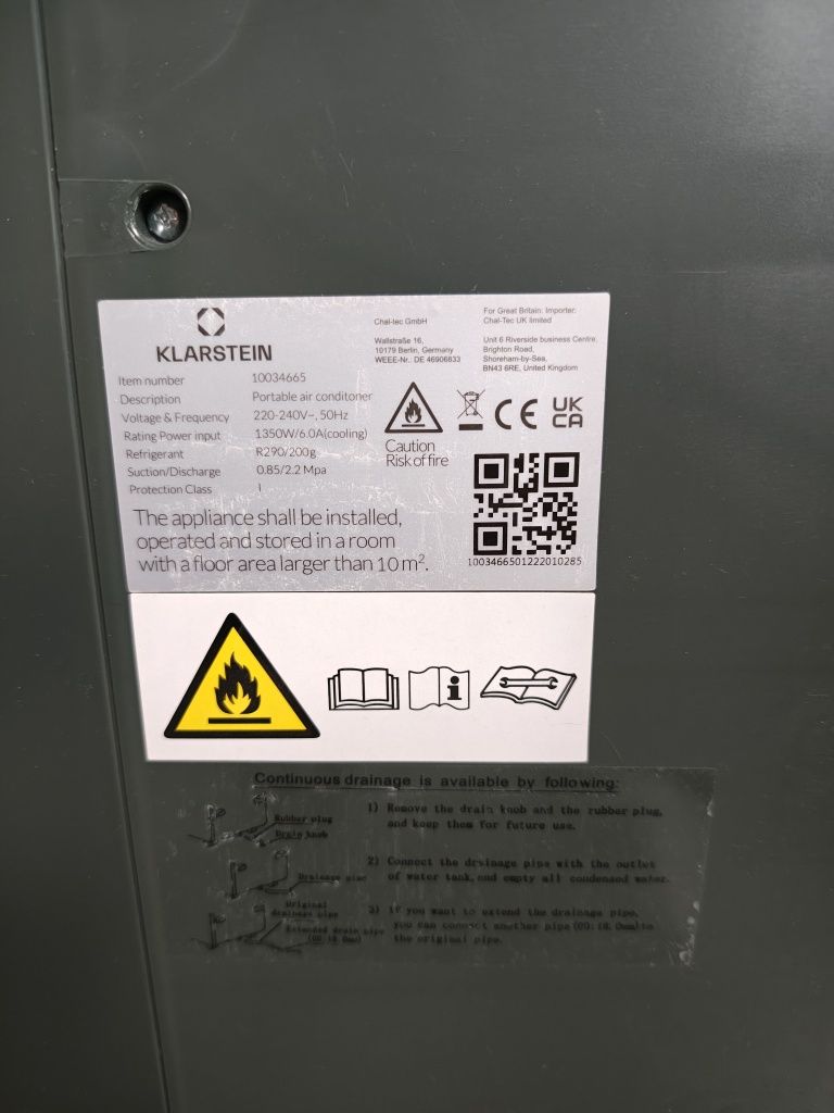 Klimatyzator Klarstein Kraftwerk 3w1