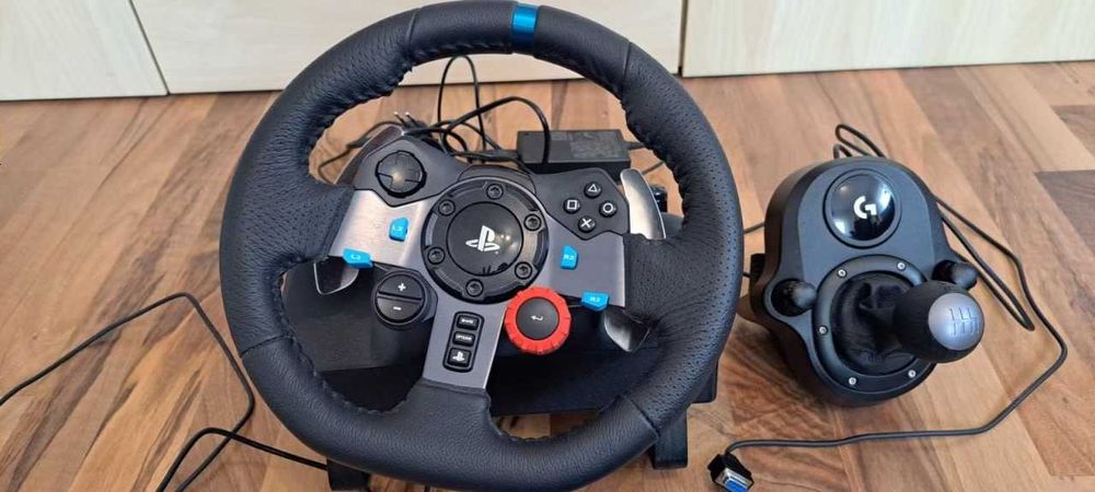 Kierownica Logitech G29 +shiftery, na gwarancji w idealnym stanie