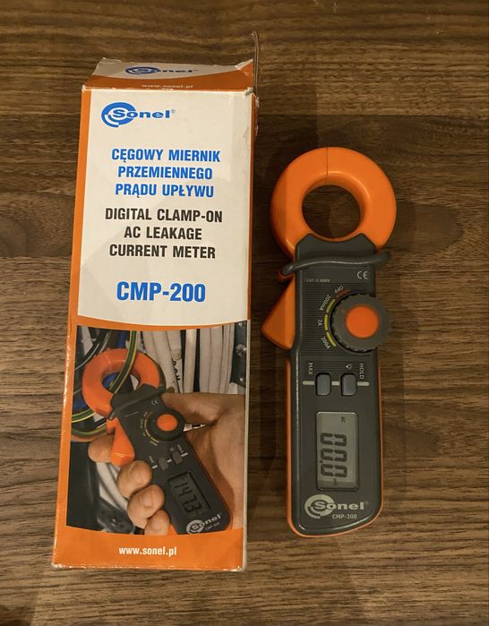 Miernik cęgowy SONEL cmp 200 miernik przemiennego prądu upływu