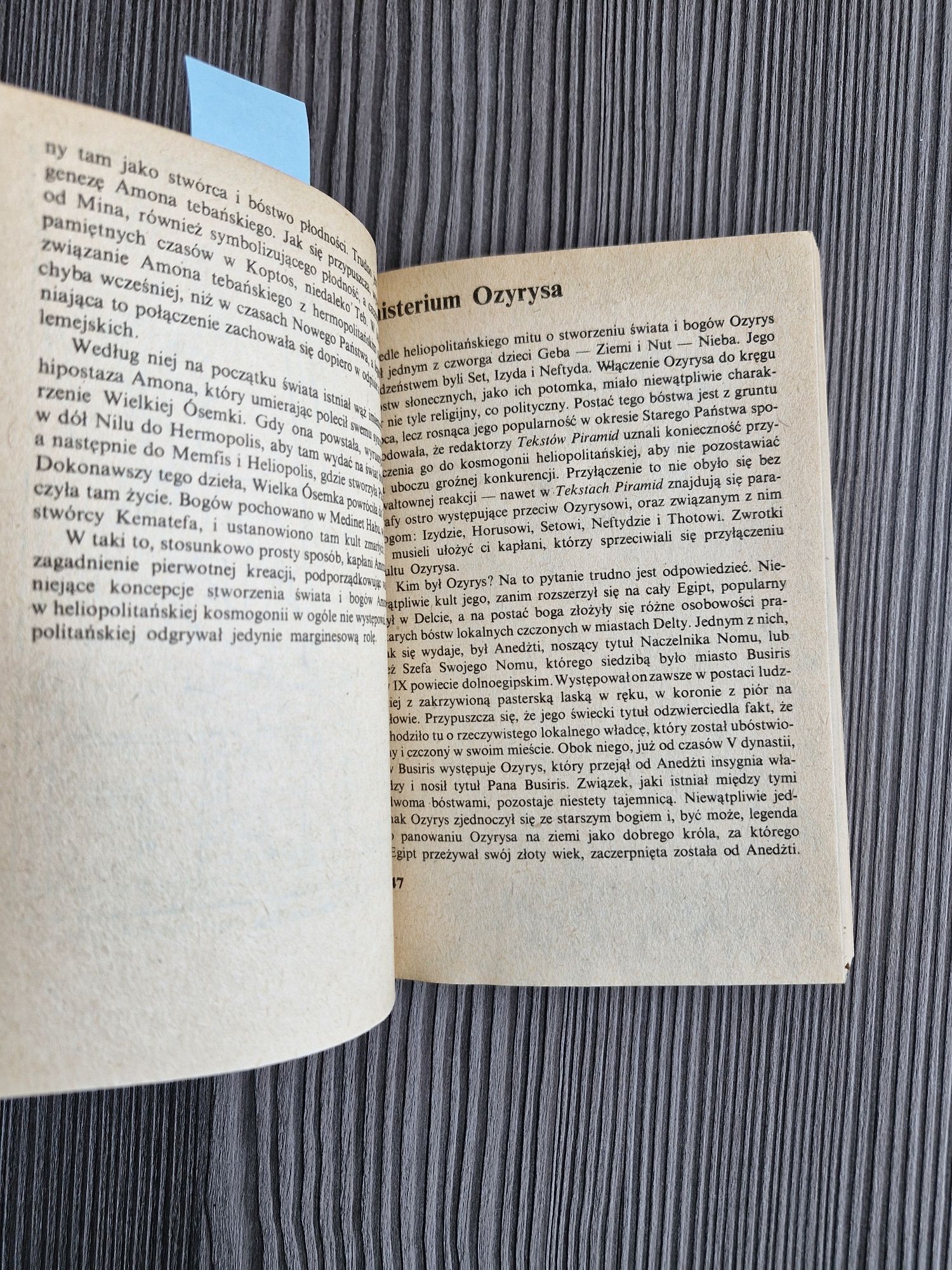 8097. "Mitologia starożytnego Egiptu" Jadwiga Lipińska