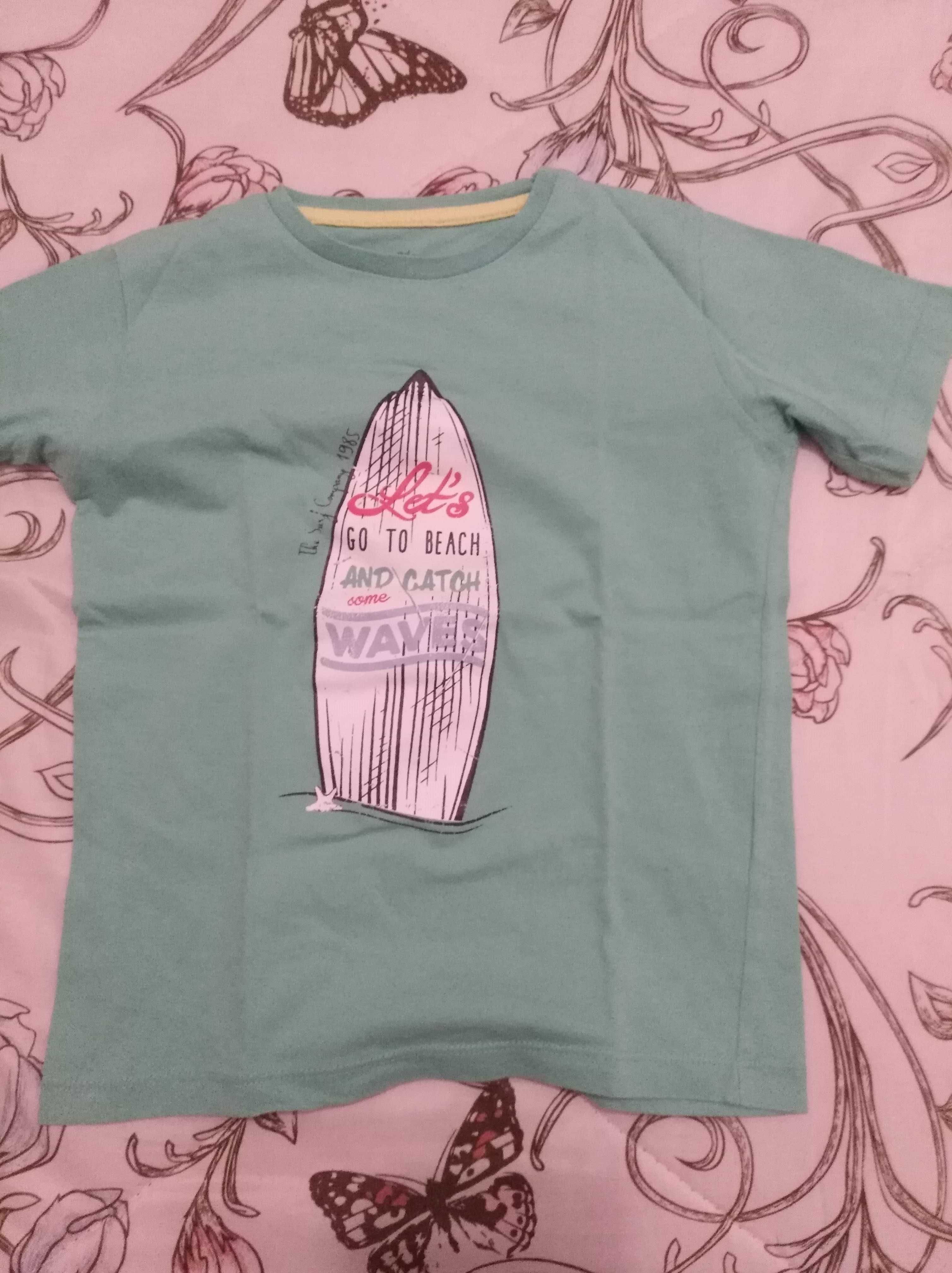 T-shirt manga curta - T5/6 anos