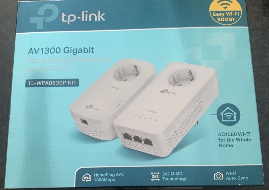 TP link powerlines Av 1300 com  wifi