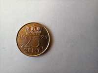 Moneta Holandia - 25 cent 1973 /7/
