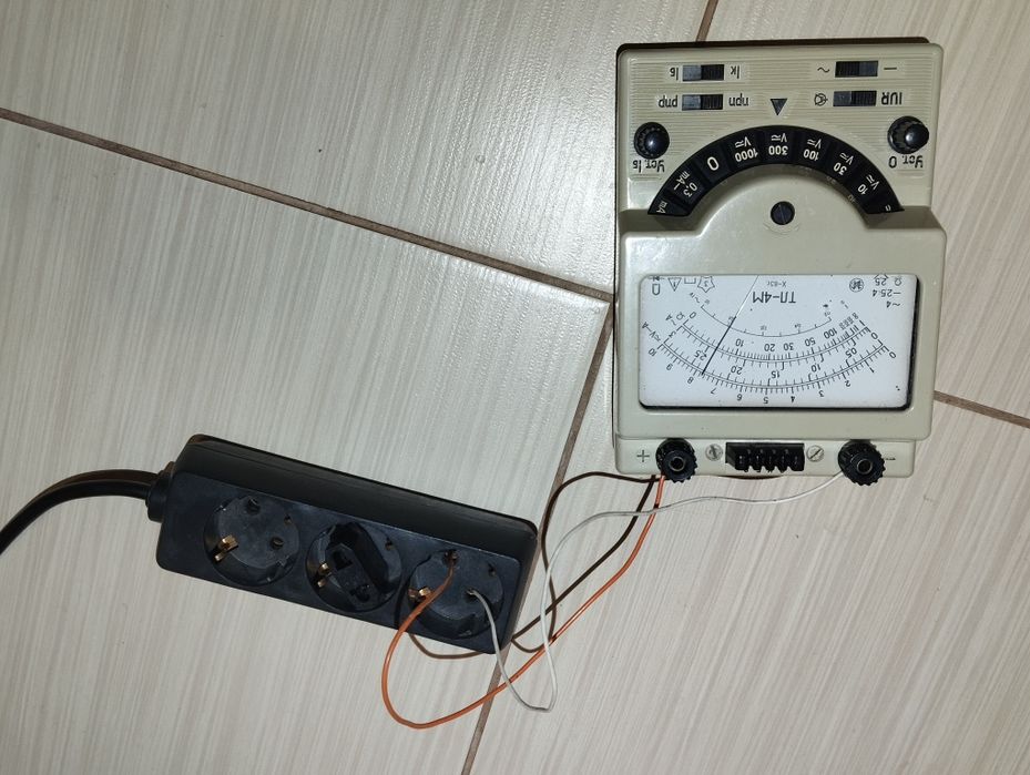 АмперМетр  ТЛ-4М вместе с проводами