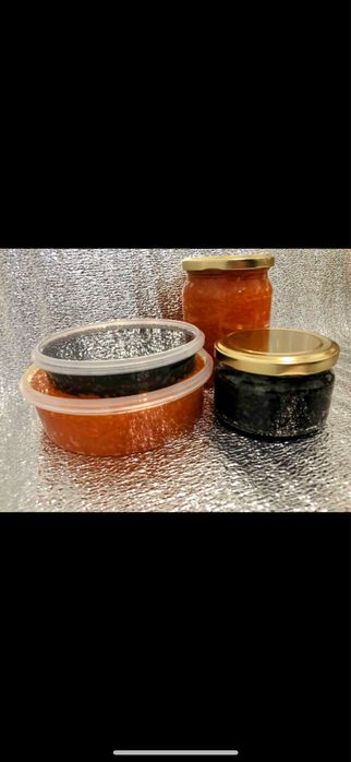 Икра красная черная Дешево опт дроп кета лосось горбуша имитация