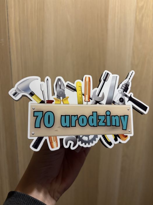 Ozdoba na tort dla majsterkowiczka