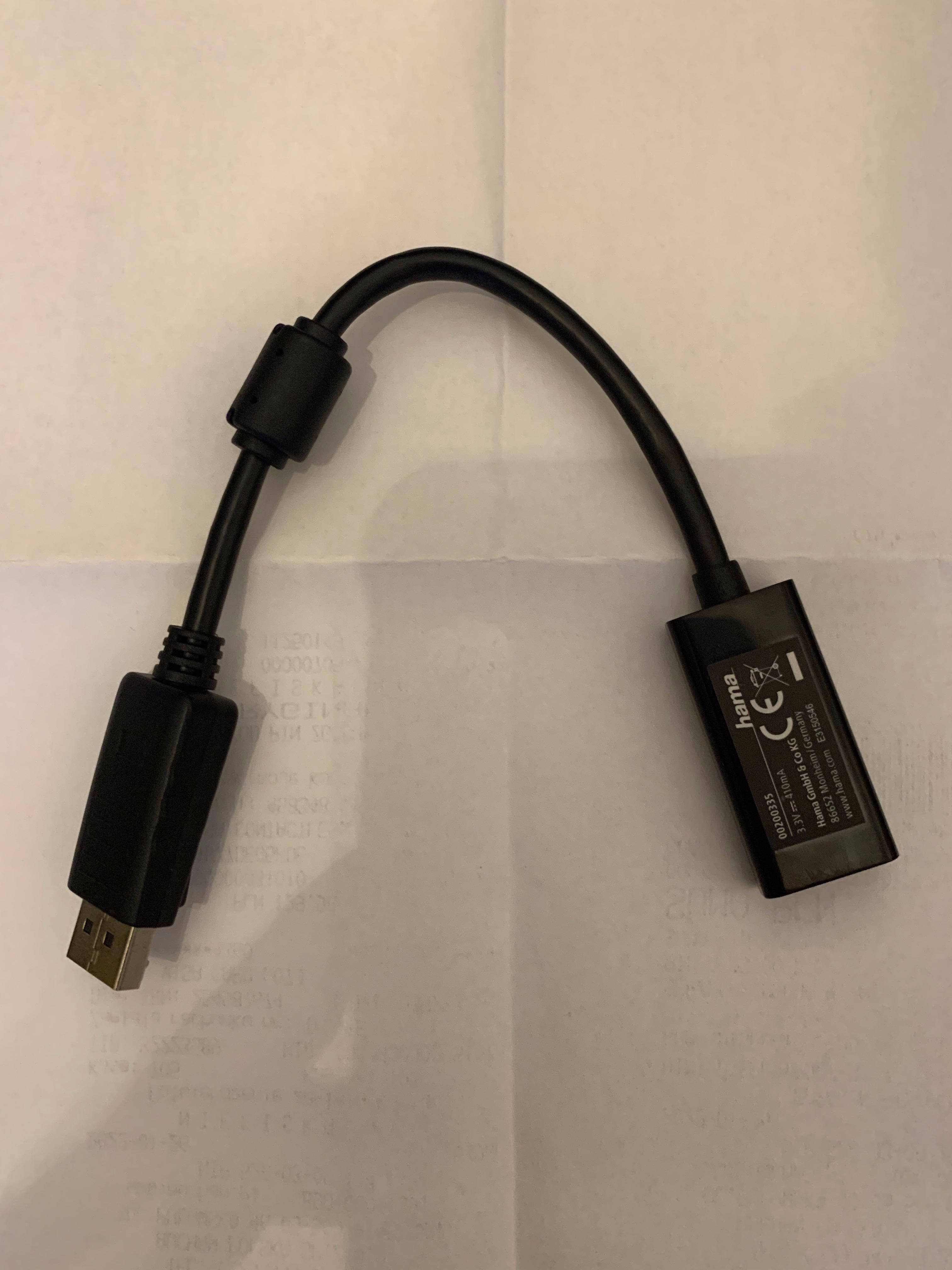 kabel adapter do podłączenia komputer telewizor projektor