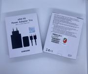 Комплект зарядки Samsung 65W Блок + Кабель Type-C to Type-C 5A